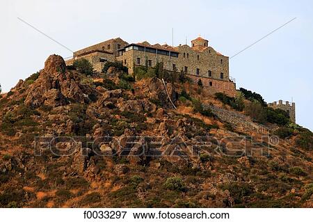 Cyprus, Larnaca, Stavrovouni monastery View Large Photo Image Stock Photo - Cyprus, Larnaca, Stavrovouni monastery. Fotosearch