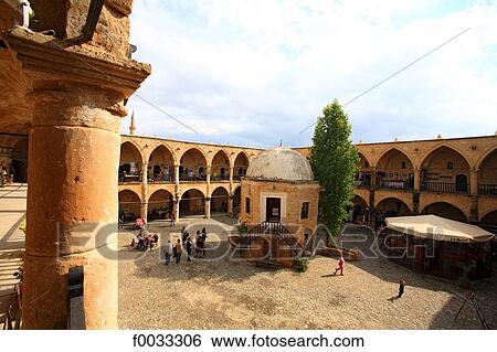 Cyprus, Nicosia, Büyük Han caravanserai View Large Photo Image Stock Photograph - Cyprus, Nicosia, Büyük Han caravanserai. Fotosearch