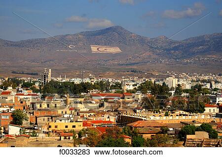 Cyprus, Nicosia, painted flag on the mountain View Large Photo Image Stock Image - Cyprus, Nicosia, painted flag on the mountain. Fotosearch