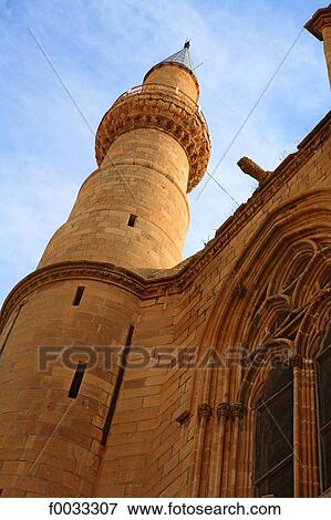Cyprus, Nicosia, the mosque of Selim View Large Photo Image Stock Photo - Cyprus, Nicosia, the mosque of Selim. Fotosearch