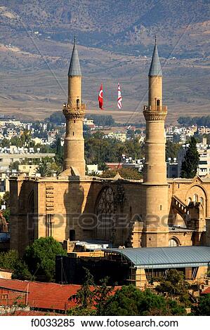 Cyprus, Nicosia, the mosque of Selim View Large Photo Image Stock Photography - Cyprus, Nicosia, the mosque of Selim. Fotosearch