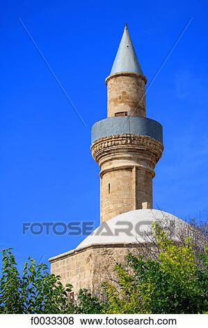 Stock Photo - Cyprus, Paphos, Buyuk Cami mosque. Fotosearch