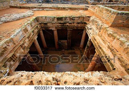 Cyprus, Paphos, tombs of the kings View Large Photo Image Stock Photo - Cyprus, Paphos, tombs of the kings. Fotosearch