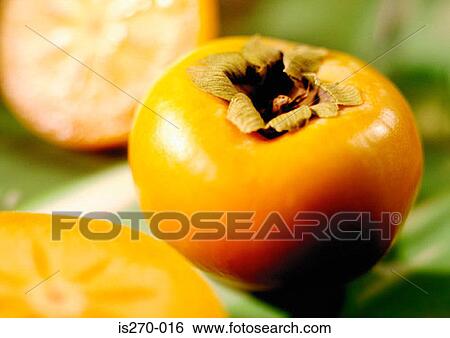Stock Photograph - A Japanese kaki . Fotosearch