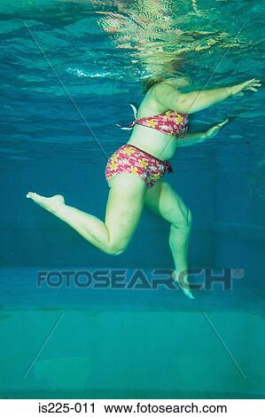 A woman dancing underwater View Large Photo Image Stock Image - A woman dancing underwater. Fotosearch