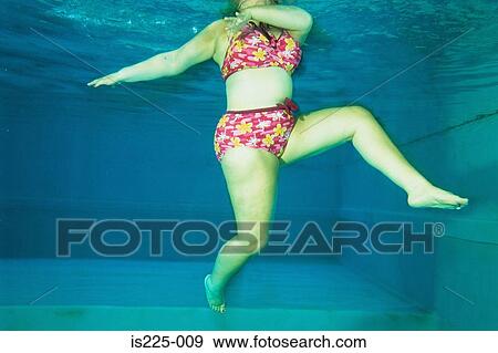 A woman dancing underwater View Large Photo Image Stock Photo - A woman dancing underwater. Fotosearch