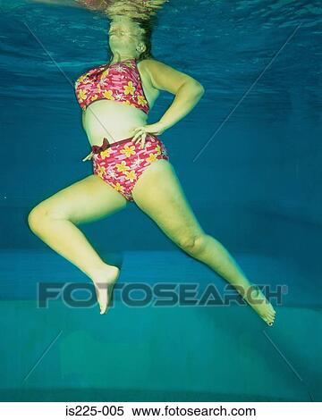 A woman dancing underwater View Large Photo Image Stock Photography - A woman dancing underwater. Fotosearch