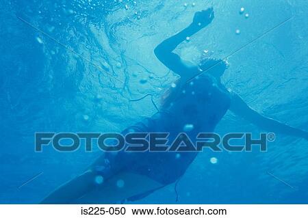 Stock Image - A woman taking a breather. Fotosearch