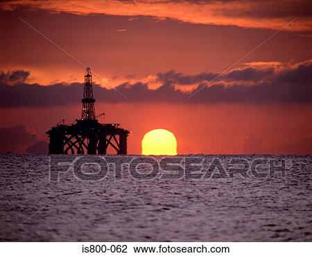clouds, horizon, oil rig, sea, sky View Large Photo Image Stock Image - clouds, horizon, oil rig, sea, sky. Fotosearch