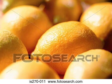 Stock Image - Fresh lemons. Fotosearch