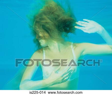 Girl dancing under the water View Large Photo Image Picture - Girl dancing under the water. Fotosearch