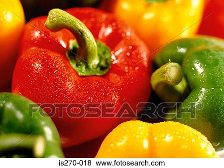 Washed peppers View Large Photo Image Stock Photo - Washed peppers. Fotosearch