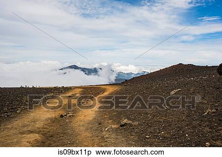 Barren landscape, Haleakala, Maui, Hawaii View Large Photo Image Stock Photography - Barren landscape, Haleakala, Maui, Hawaii. Fotosearch