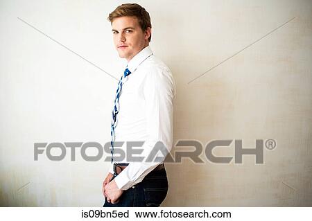 Businessman in shirt and tie View Large Photo Image Stock Image - Businessman in shirt and tie. Fotosearch
