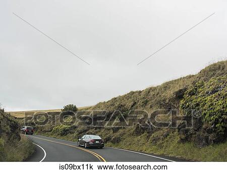 Cars on road, Haleakala, Maui, Hawaii View Large Photo Image Stock Image - Cars on road, Haleakala, Maui, Hawaii. Fotosearch