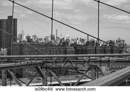 Cityscape with skyscraper skyline, B&W, New York, USA View Large Photo Image Stock Photography - Cityscape with skyscraper skyline, B&W, New York, USA. Fotosearch