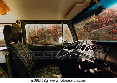 Empty driver's seat in van View Large Photo Image Stock Image - Empty driver's seat in van. Fotosearch