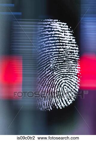 Finger print on digital screen being scanned View Large Photo Image Stock Image - Finger print on digital screen being scanned. Fotosearch