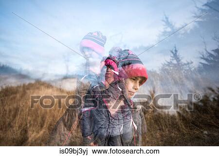 Girl in countryside View Large Photo Image Stock Image - Girl in countryside. Fotosearch