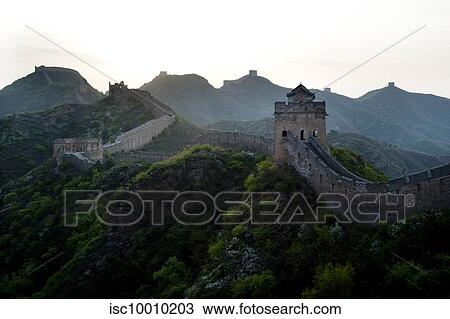 Stock Image - Great Wall, Beijing, China. Fotosearch