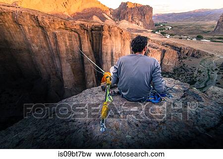 Highlining in Piedra Parada, Argentina View Large Photo Image Stock Photo - Highlining in Piedra Parada, Argentina. Fotosearch