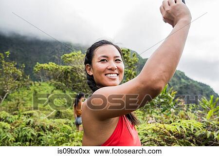 Hiker enjoying rainforest, Iao Valley, Maui, Hawaii View Large Photo Image Stock Photo - Hiker enjoying rainforest, Iao Valley, Maui, Hawaii. Fotosearch