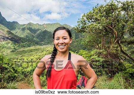 Hiker enjoying rainforest, Iao Valley, Maui, Hawaii View Large Photo Image Stock Photo - Hiker enjoying rainforest, Iao Valley, Maui, Hawaii. Fotosearch