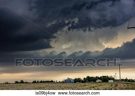 Kelvin-Helmholtz waves form on tornadic thunderstorm, Quinter, Kansas, US View Large Photo Image Stock Photo - Kelvin-Helmholtz waves form on tornadic thunderstorm, Quinter, Kansas, US. Fotosearch