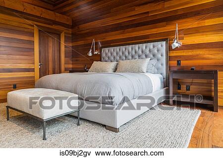King Size Bed In Master Bedroom Inside Luxurious Cedar Wood Home Stock Photo Is09bj2gv Fotosearch,What Is A Coastal Living Room