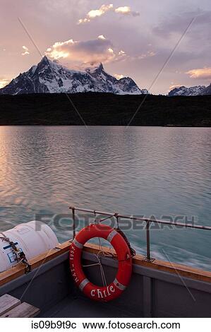 Lago Pehoe, Torres del Paine National Park, Patagonia, Chile View Large Photo Image Stock Image - Lago Pehoe, Torres del Paine National Park, Patagonia, Chile. Fotosearch