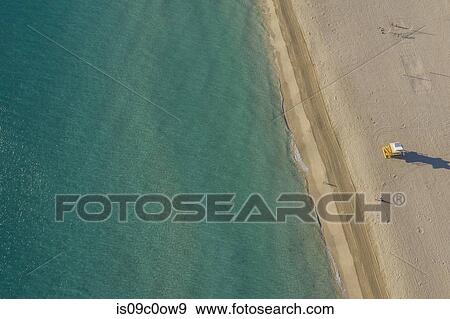 Lifeguard tower on Fisher Island beach, aerial view, Miami, Florida, United States View Large Photo Image Stock Photo - Lifeguard tower on Fisher Island beach, aerial view, Miami, Florida, United States. Fotosearch