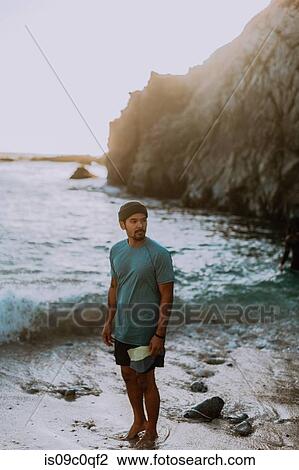 Man relaxing on beach, Big Sur, California, United States View Large Photo Image Stock Image - Man relaxing on beach, Big Sur, California, United States. Fotosearch