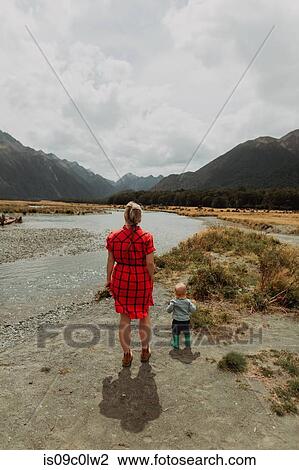 Mother and baby by lake, Queenstown, Canterbury, New Zealand View Large Photo Image Stock Image - Mother and baby by lake, Queenstown, Canterbury, New Zealand. Fotosearch