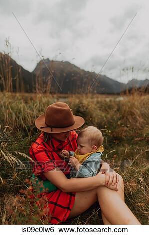 Mother and baby in wilderness by lake, Queenstown, Canterbury, New Zealand View Large Photo Image Stock Photograph - Mother and baby in wilderness by lake, Queenstown, Canterbury, New Zealand. Fotosearch