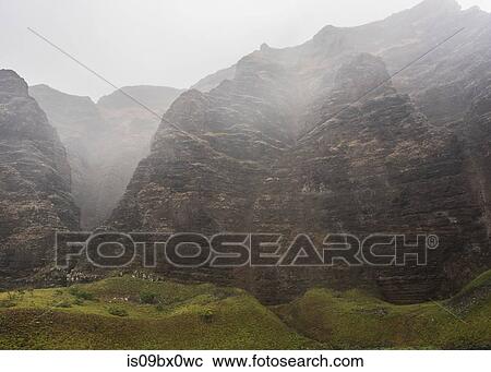 Mountains by sea, Na Pali Coast, Kauai, Hawaii View Large Photo Image Stock Image - Mountains by sea, Na Pali Coast, Kauai, Hawaii. Fotosearch