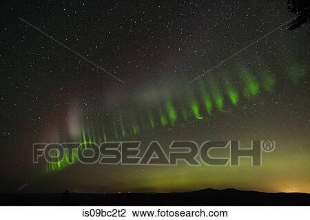 Northern lights in sky, Nickel Plate Provincial Park, Penticon, British Columbia, Canada View Large Photo Image Stock Image - Northern lights in sky, Nickel Plate Provincial Park, Penticon, British Columbia, Canada. Fotosearch
