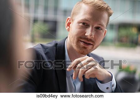 Portrait of businessman, outdoors View Large Photo Image Stock Photo - Portrait of businessman, outdoors. Fotosearch