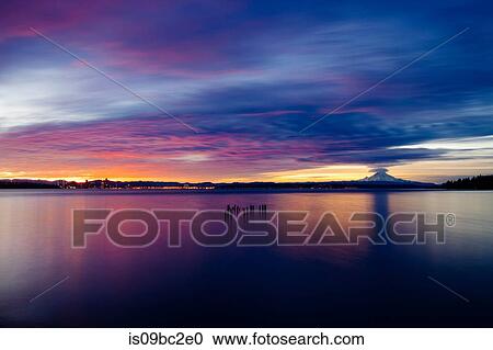 Puget Sound at sunset, Bainbridge, Washington, USA View Large Photo Image Stock Image - Puget Sound at sunset, Bainbridge, Washington, USA. Fotosearch