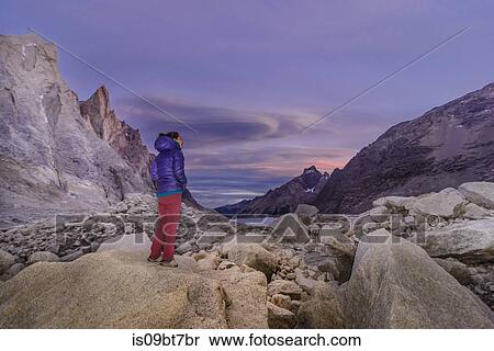 Rock climber enjoying view of sky in El Chaltn, south Patagonia, Argentina View Large Photo Image Stock Photography - Rock climber enjoying view of sky in El Chaltn, south Patagonia, Argentina. Fotosearch