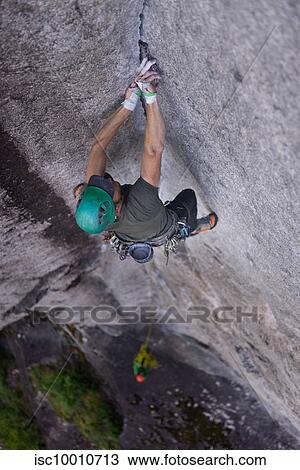Rock climber on The Daily Planet route on The Chief in Squamish, Canada View Large Photo Image Stock Image - Rock climber on The Daily Planet route on The Chief in Squamish, Canada. Fotosearch