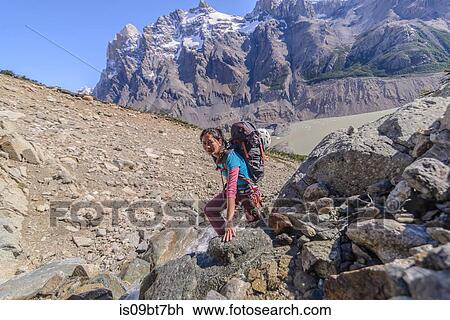 Rock climbing in El Chaltn, south Patagonia, Argentina View Large Photo Image Stock Image - Rock climbing in El Chaltn, south Patagonia, Argentina. Fotosearch