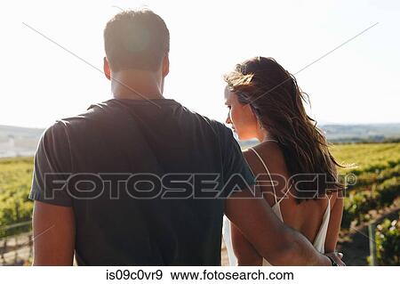 Romantic couple in vineyard, Cape Town, South Africa View Large Photo Image Stock Photo - Romantic couple in vineyard, Cape Town, South Africa. Fotosearch