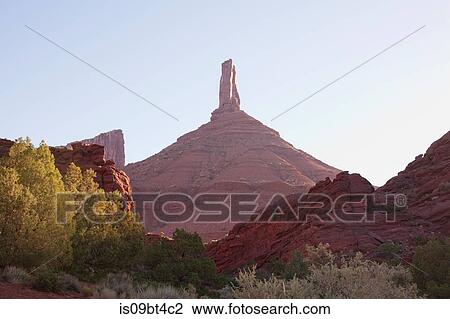 Scenic view of Castleton Tower, Castle Valley, Utah, USA View Large Photo Image Stock Image - Scenic view of Castleton Tower, Castle Valley, Utah, USA. Fotosearch
