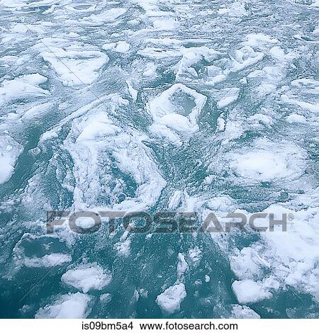 Sea ice on surface of sea View Large Photo Image Picture - Sea ice on surface of sea. Fotosearch