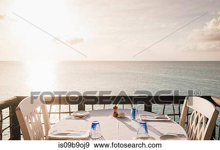 Stock Photo - Sheer Rocks Restaurant outside of Jolly Harbour, Buckleys, Saint John, Antigua. Fotosearch