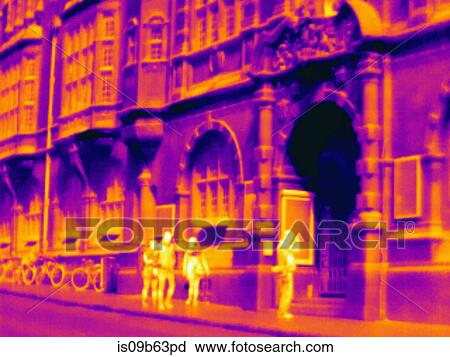 Thermal image of Town Hall, Oxford, England, UK View Large Photo Image Stock Image - Thermal image of Town Hall, Oxford, England, UK. Fotosearch