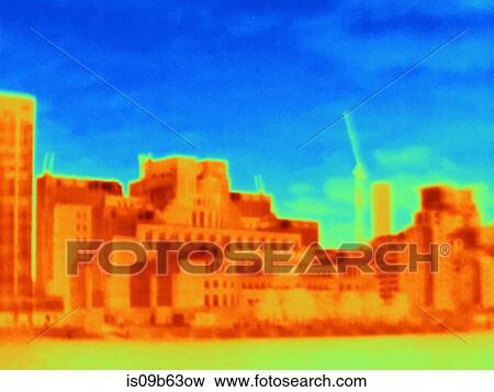 Thermal photograph of MI6 building, London, UK View Large Photo Image Stock Photo - Thermal photograph of MI6 building, London, UK. Fotosearch