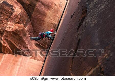 Trad climbing, Indian Creek, Moab, Utah, USA View Large Photo Image Picture - Trad climbing, Indian Creek, Moab, Utah, USA. Fotosearch