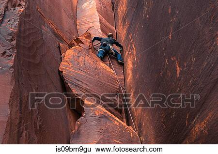 Trad climbing, Indian Creek, Moab, Utah, USA View Large Photo Image Stock Photograph - Trad climbing, Indian Creek, Moab, Utah, USA. Fotosearch