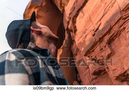 Trad climbing, Indian Creek, Moab, Utah, USA View Large Photo Image Stock Photography - Trad climbing, Indian Creek, Moab, Utah, USA. Fotosearch